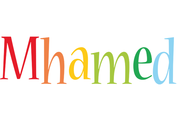 Mhamed birthday logo