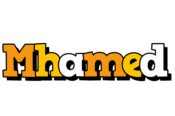 Mhamed cartoon logo