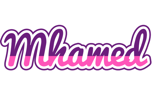 Mhamed cheerful logo