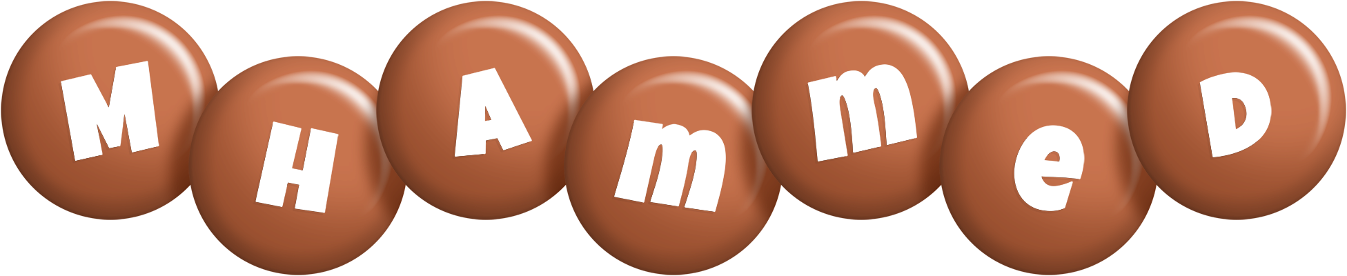 Mhammed candy-brown logo