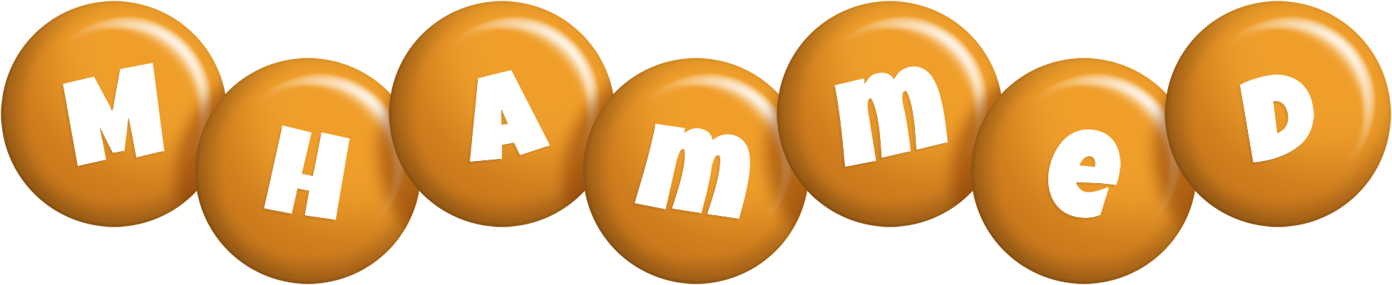 Mhammed candy-orange logo