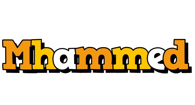 Mhammed cartoon logo
