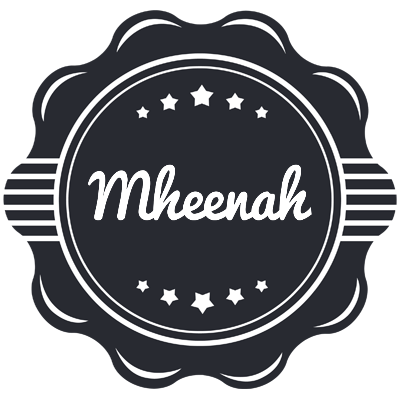 Mheenah badge logo