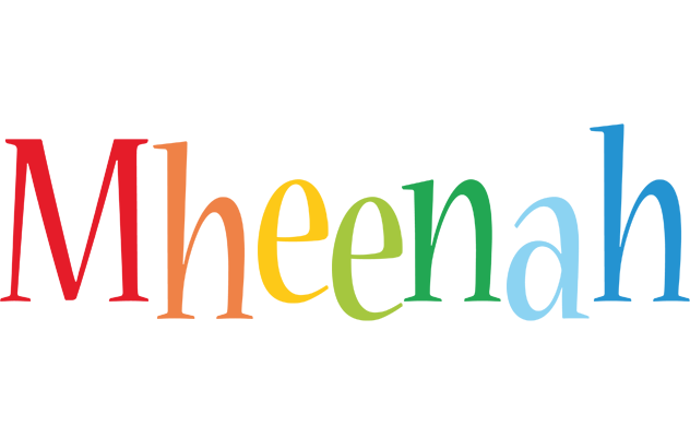 Mheenah birthday logo