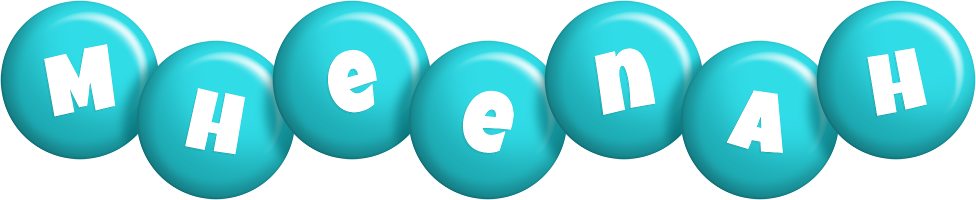 Mheenah candy-azur logo