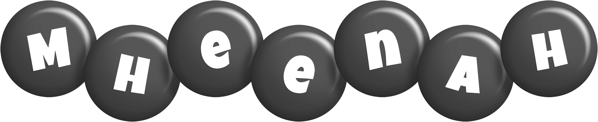 Mheenah candy-black logo
