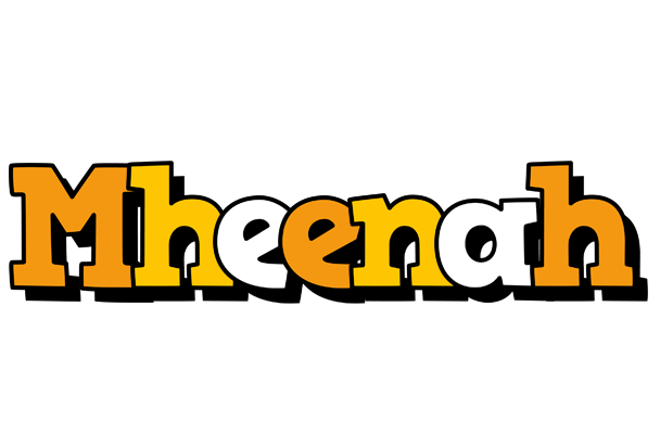 Mheenah cartoon logo