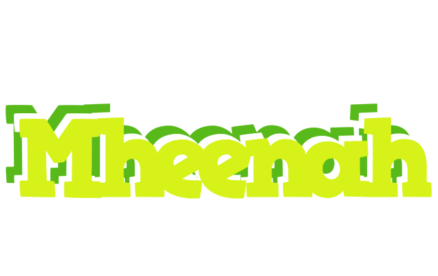 Mheenah citrus logo