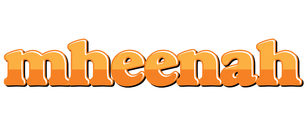 Mheenah orange logo
