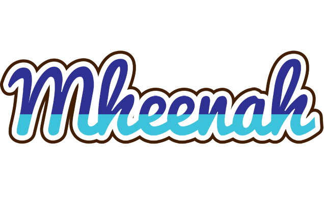 Mheenah raining logo