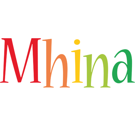 Mhina birthday logo
