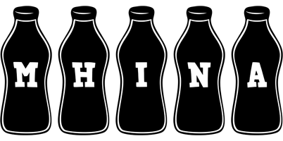 Mhina bottle logo