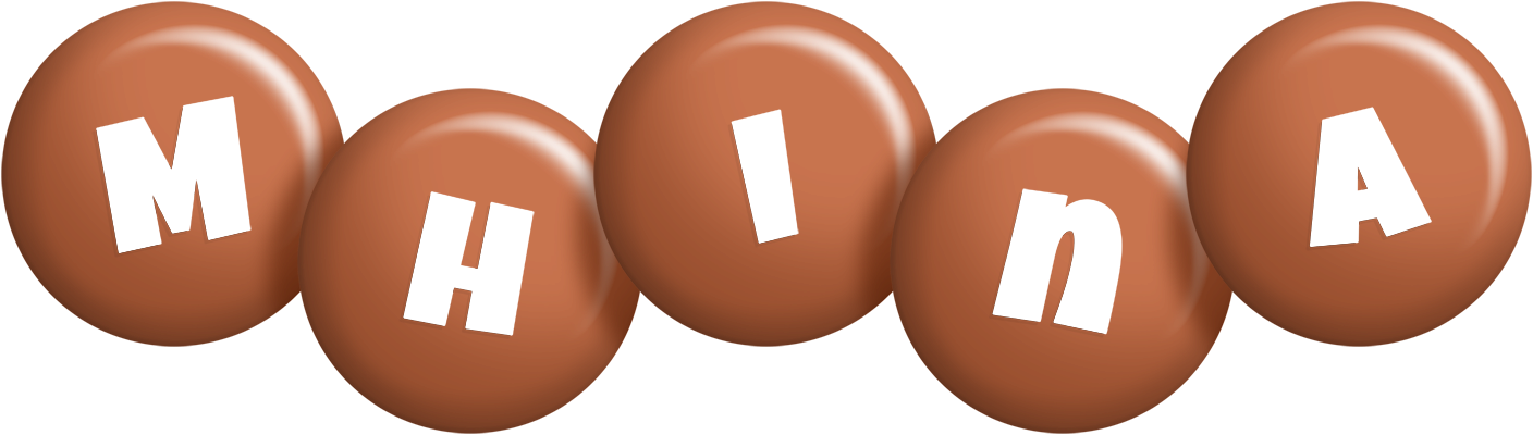 Mhina candy-brown logo
