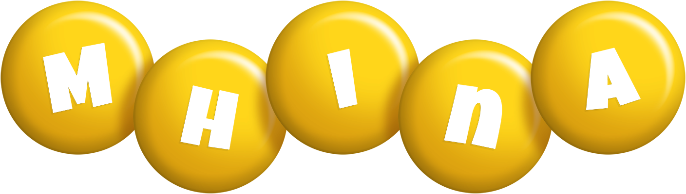 Mhina candy-yellow logo