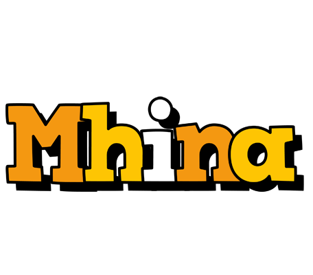 Mhina cartoon logo