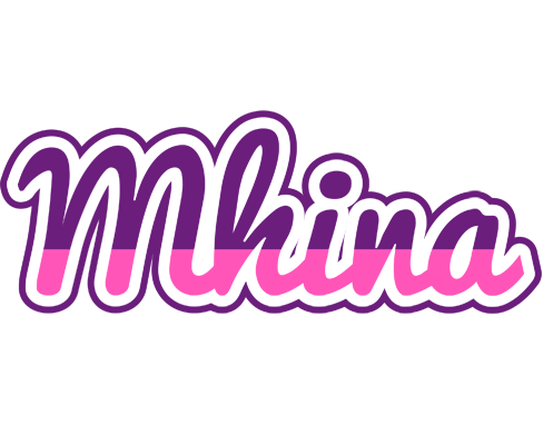 Mhina cheerful logo