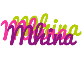 Mhina flowers logo