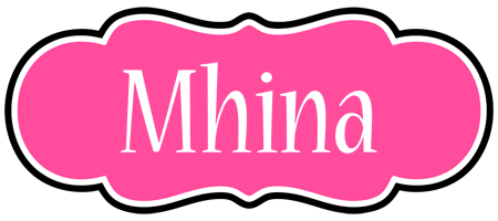 Mhina invitation logo