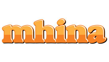 Mhina orange logo