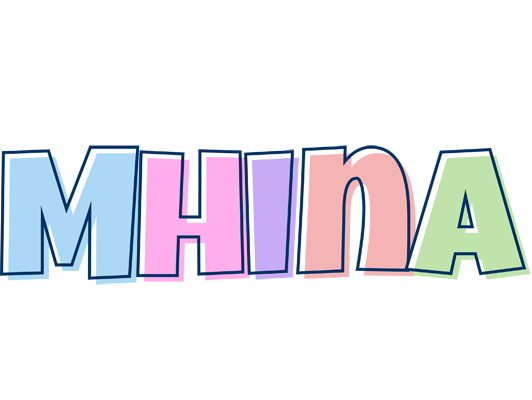 Mhina pastel logo