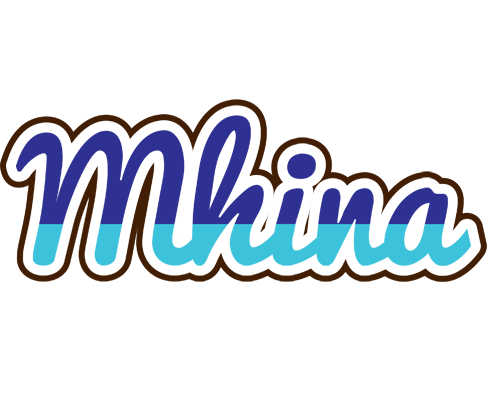 Mhina raining logo