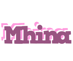 Mhina relaxing logo