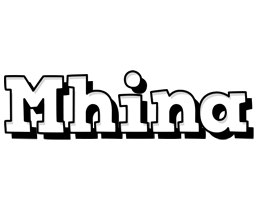 Mhina snowing logo