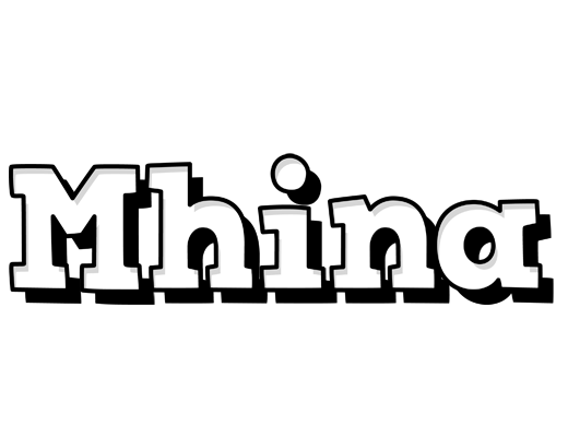 Mhina snowing logo
