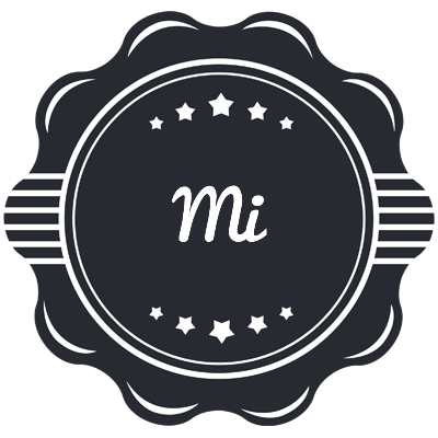 Mi badge logo