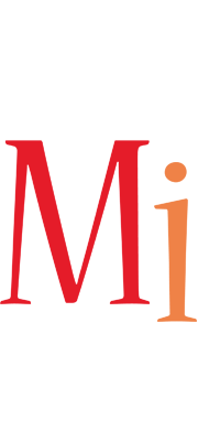 Mi birthday logo