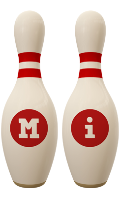 Mi bowling-pin logo