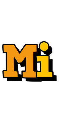 Mi cartoon logo