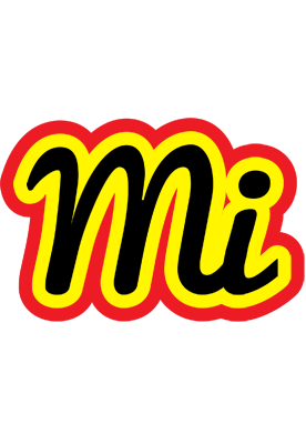 Mi flaming logo