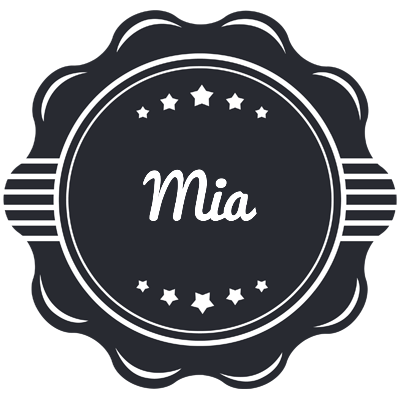Mia badge logo