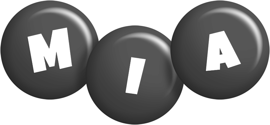 Mia candy-black logo