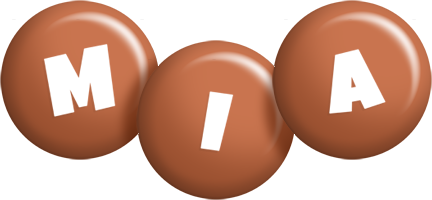 Mia candy-brown logo