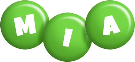 Mia candy-green logo