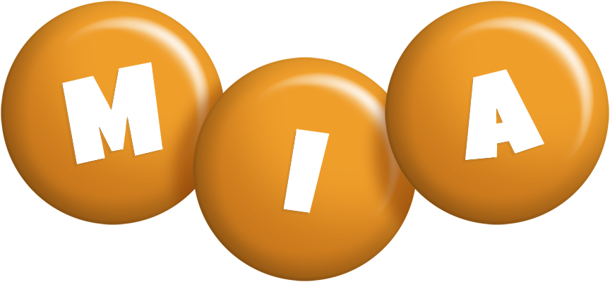 Mia candy-orange logo