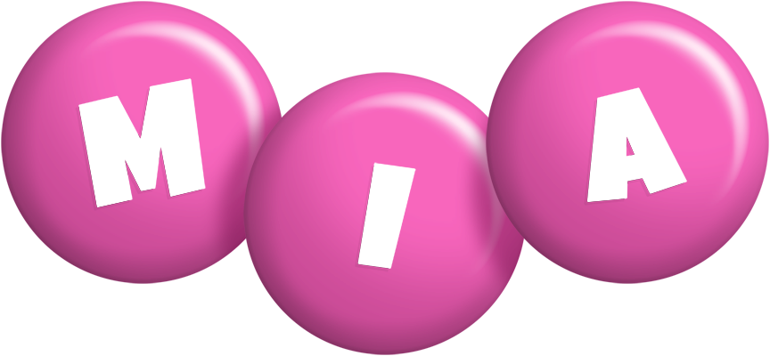 Mia candy-pink logo
