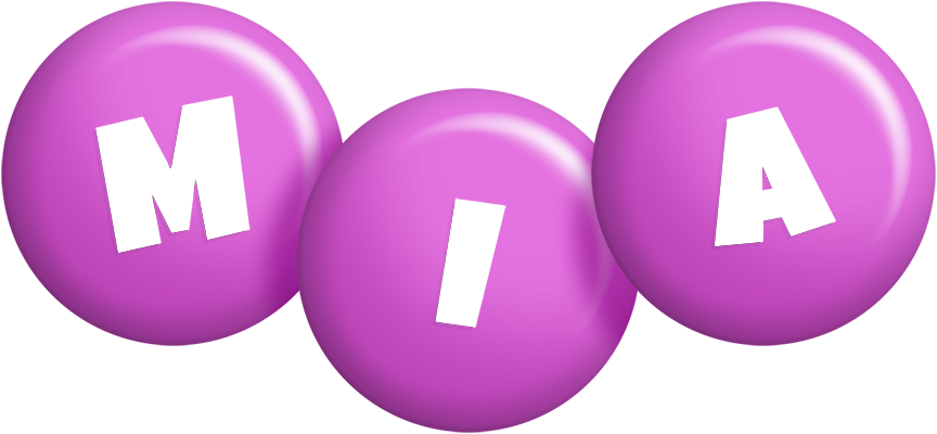 Mia candy-purple logo