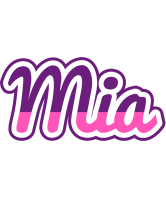 Mia cheerful logo