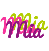 Mia flowers logo