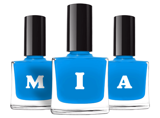 Mia glossy logo