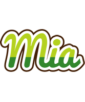Mia golfing logo