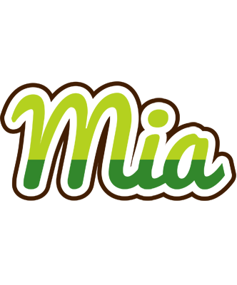Mia golfing logo
