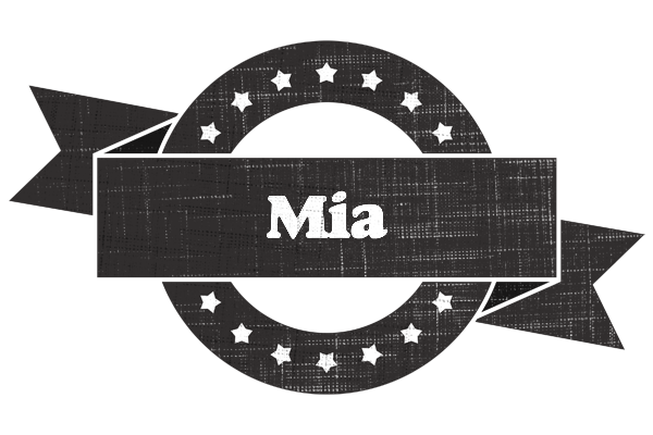 Mia grunge logo