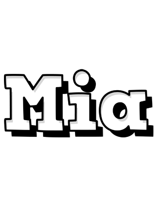 Mia snowing logo