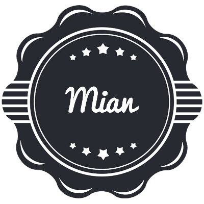 Mian badge logo