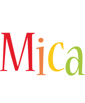 Mica birthday logo