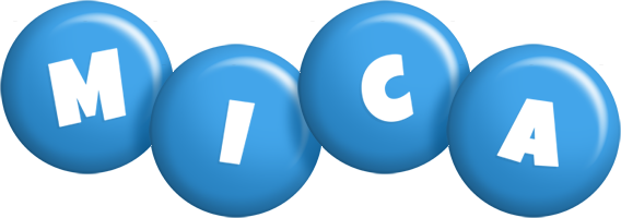 Mica candy-blue logo